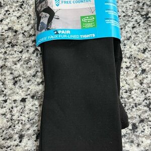 Free Country Faix Fur-Lined tights, women’s sz M/L, New!
